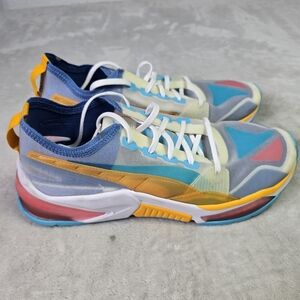 Puma LQDCELL Optic Sheer Multicolor Yellow White Blue Mens Size 10.5 Shoes